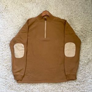 Mens Woolrich 1/4 Zip Sweater Large